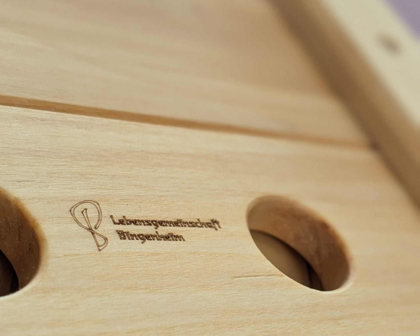 Deckel aus geöltem Pappelholz für Spielzeugkisten