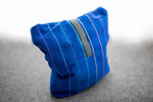 Brotbeutel in der Farbe Blau.