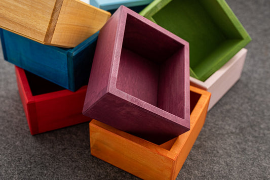 Kleine Kiste aus Pappelholz